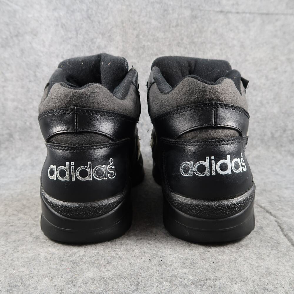 Adidas Century Shoes Mens 9 Sneakers Vintage High Top Black Lace Up Athletic - Picture 5 of 11